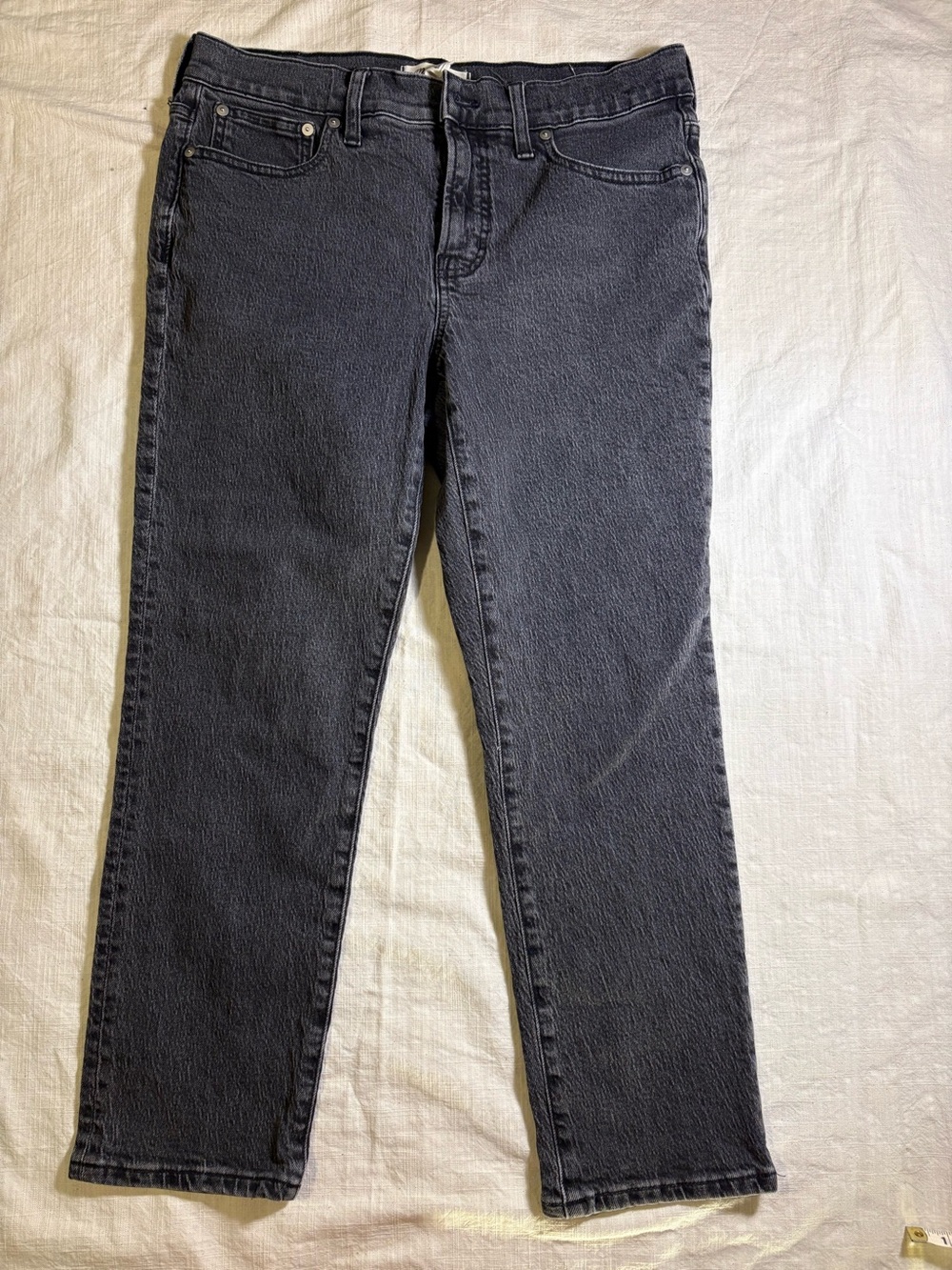Madewell Mid Rise perfect vintage black Jean size 29 petite
